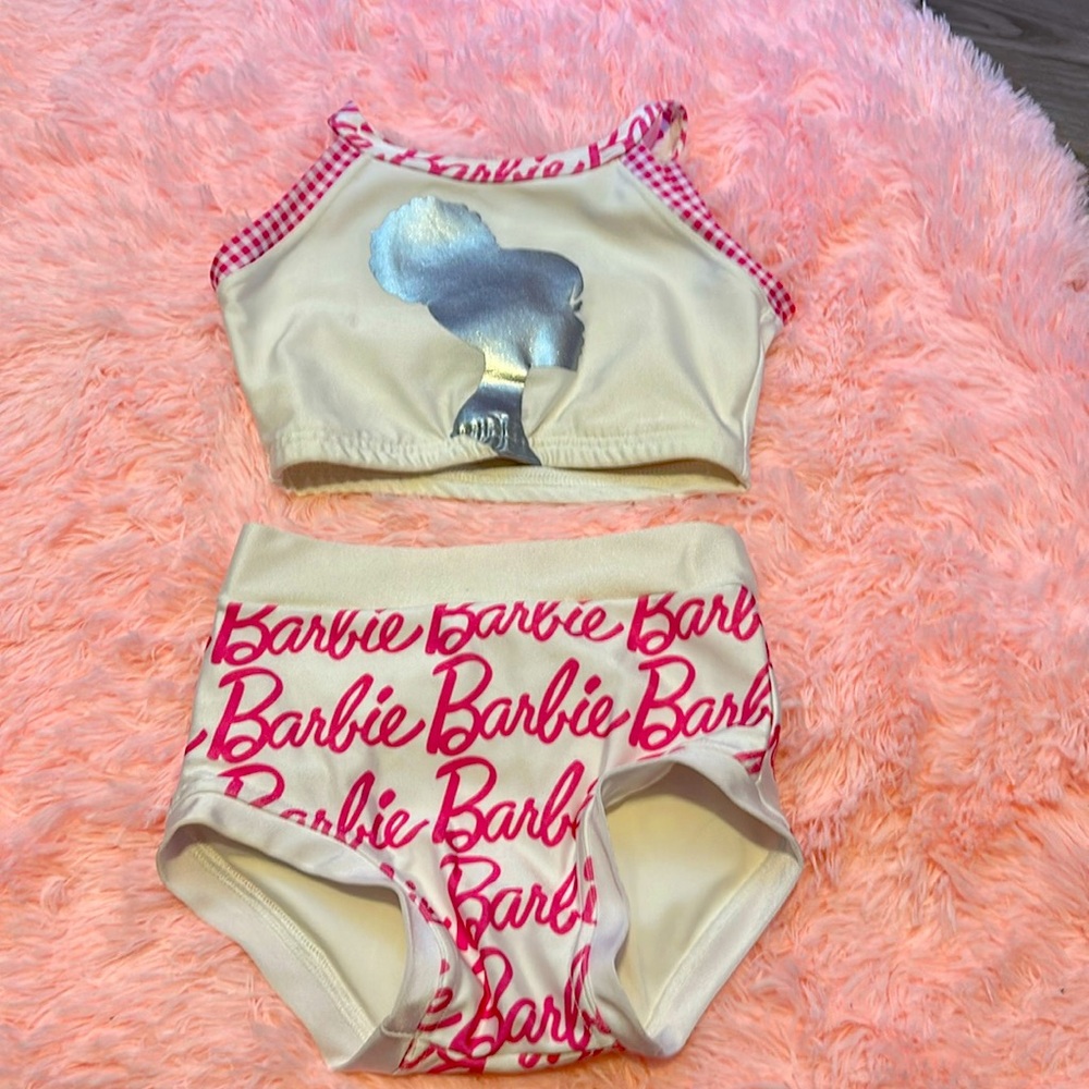 Custom Barbie dance wear set girls 8/10